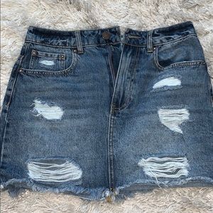 Jean skirt